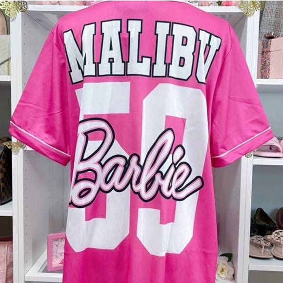 Barbie Tops Barbie Jersey Sz L Poshmark